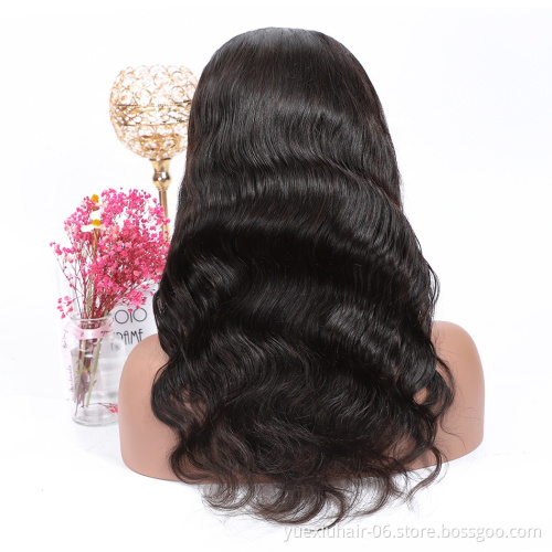 4*4 Human Lace Closure Wig Brazilian Virgin Human Hair Lace Wigs With Baby Hair Body Wave